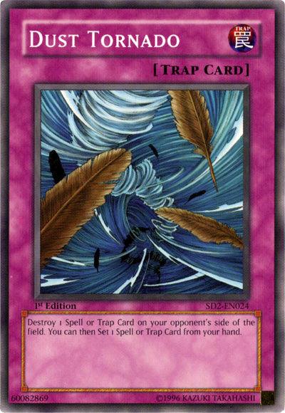 1st Edition, Common, Normal Trap, Structure Deck: Zombie Madness, Trap, Unlimited Dust Tornado [SD2-EN024] Common - Trading Card World