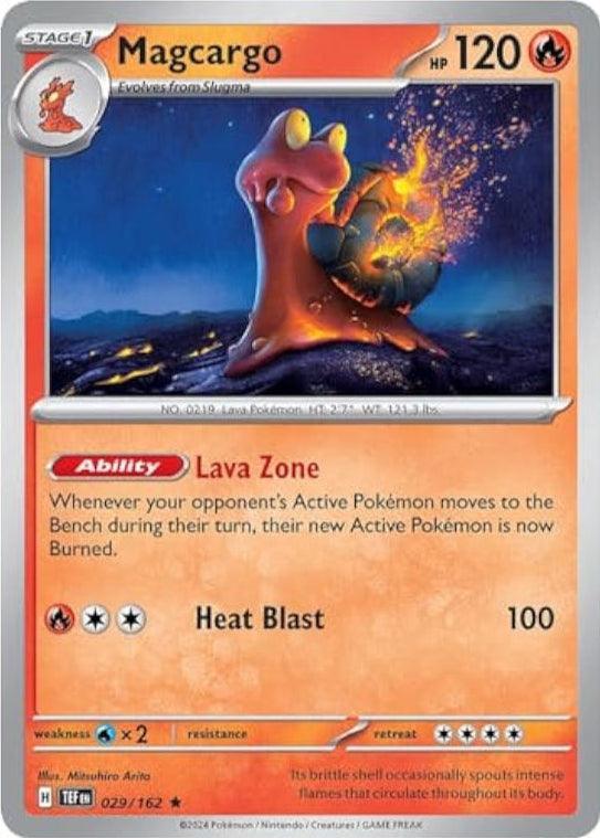 029, Scarlet & Violet: Temporal Forces Magcargo (029/162) [Scarlet & Violet: Temporal Forces] - Trading Card World