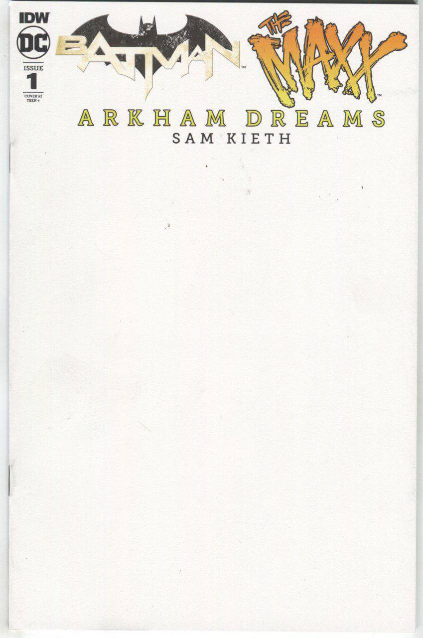Batman Maxx IDW DC 110 Blank Sketch Variant Sam Kieth (09/26/2018)