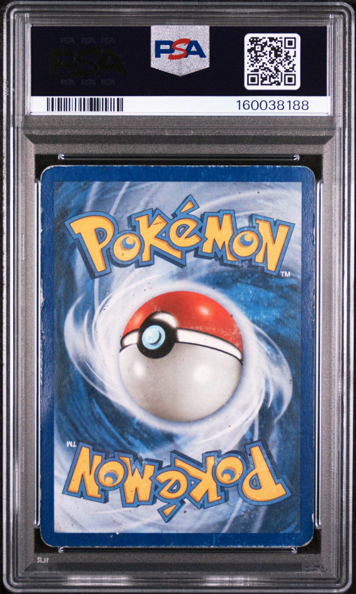 PSA 1 Mew EX (Holo Holon Phantoms) #100 · Holon Phantoms · 2006 — back