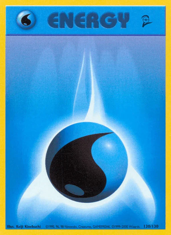 130, Base Set 2, Basic Energy, Common, Normal Water Energy (130/130) [Base Set 2] - Trading Card World