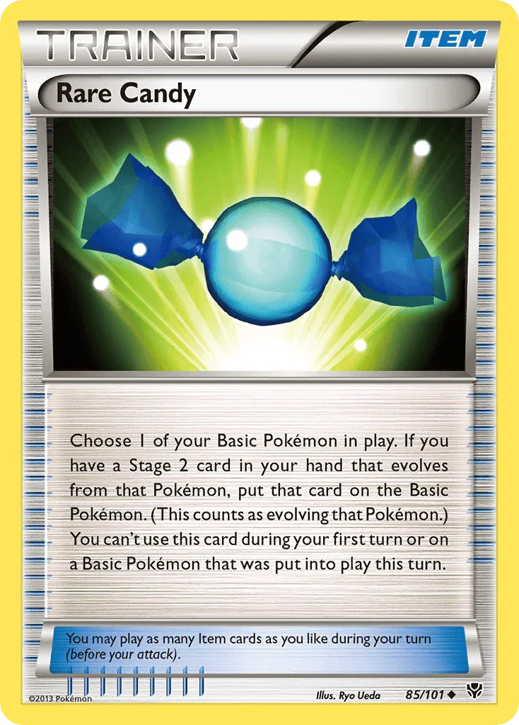85, Black & White: Plasma Blast, Item, Normal, Reverse Holofoil, Uncommon Rare Candy (85/101) [Black & White: Plasma Blast] - Trading Card World