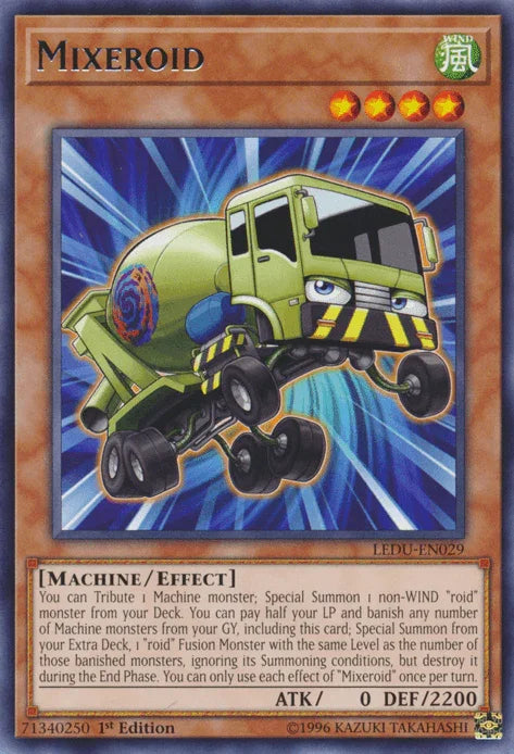 1st Edition, Effect Monster, Legendary Duelists, Machine, Rare, Wind Mixeroid [LEDU-EN029] Rare - Trading Card World