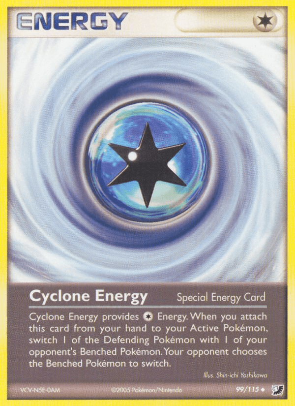 99, EX: Unseen Forces, Normal, Special Energy, Uncommon Cyclone Energy (99/115) [EX: Unseen Forces] - Trading Card World