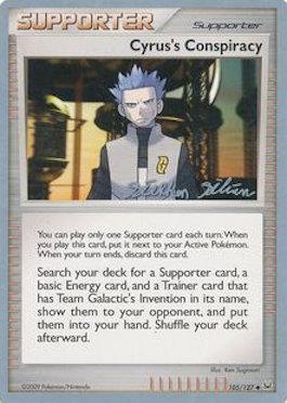105, Normal, Supporter, Uncommon, World Championships 2009 Cyrus's Conspiracy (105/127) (Luxdrill - Stephen Silvestro) [World Championships 2009] - Trading Card World