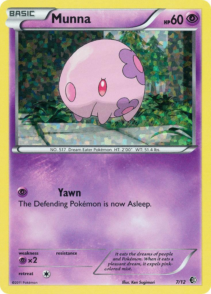 Holofoil, McDonald's Promos: 2011 Collection, Promo, Psychic, Psychic[×2] Munna (7/12) [McDonald's Promos: 2011 Collection] - Trading Card World