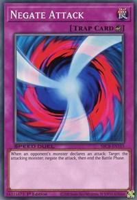 1st Edition, Common, Counter Trap, Speed Duel: Battle City Box, Trap Negate Attack [SBCB-EN103] Common - Trading Card World