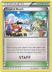 Black & White: Black Star Promos, BW28, Holofoil, Normal, Promo, Stadium Tropical Beach (BW28) (Staff) [Black & White: Black Star Promos] - Trading Card World