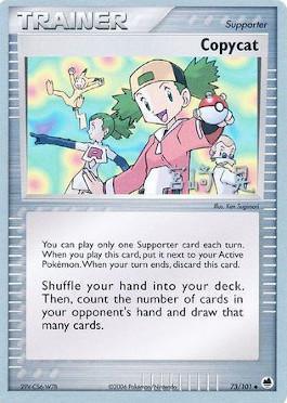 73, Normal, Supporter, Uncommon, World Championships 2007 Copycat (73/101) (Swift Empoleon - Akira Miyazaki) [World Championships 2007] - Trading Card World