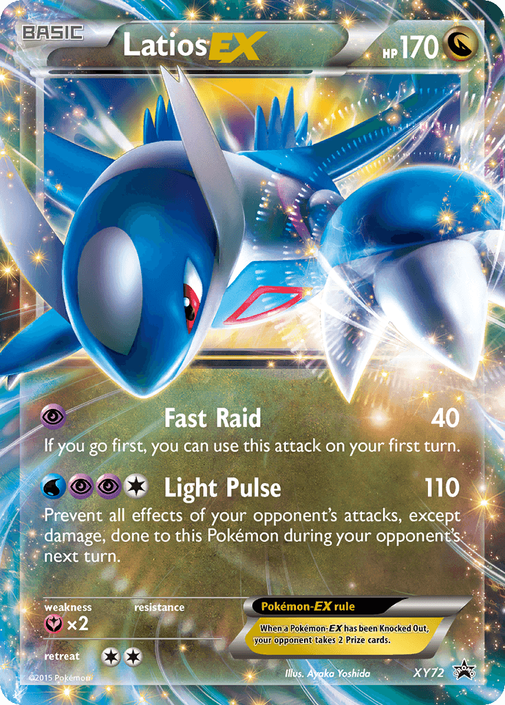 Dragon, Fairy[×2], Holofoil, Promo, XY72, XY: Black Star Promos Latios EX (XY72) [XY: Black Star Promos] - Trading Card World