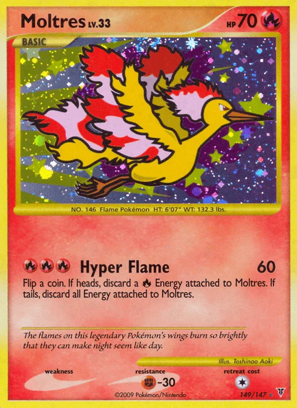 149, Fighting[-30], Fire, Holofoil, Platinum: Supreme Victors, Secret Rare Moltres (149/147) [Platinum: Supreme Victors] - Trading Card World