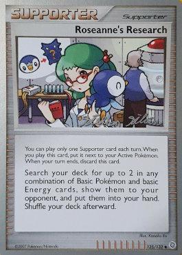 125, Normal, Supporter, Uncommon, World Championships 2009 Roseanne's Research (125/132) (Luxdrill - Stephen Silvestro) [World Championships 2009] - Trading Card World