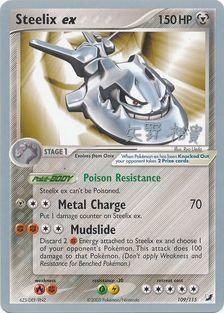 109, ]Lightning[-30], Fighting[x2], Fire[x2], Grass[-30, Metal, Normal, Ultra Rare, World Championships 2006 Steelix ex (109/115) (B-L-S - Hiroki Yano) [World Championships 2006] - Trading Card World