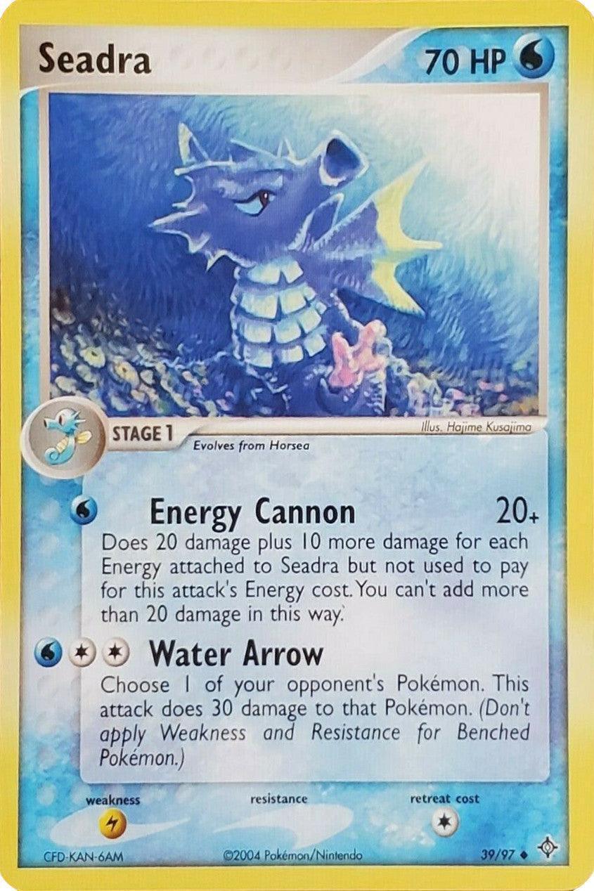 39, EX: Battle Stadium, Lightning[×2], Normal, Uncommon, Water Seadra (39/97) [EX: Battle Stadium] - Trading Card World