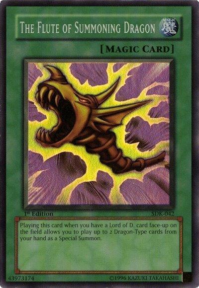 1st Edition, Normal Spell, Spell, Starter Deck: Kaiba, Super Rare, Unlimited The Flute of Summoning Dragon [SDK-042] Super Rare - Trading Card World