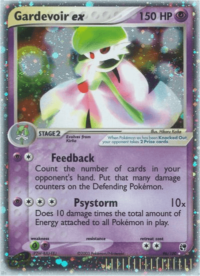 96, EX: Sandstorm, Grass[×2], Holofoil, Psychic, Psychic[×2], Ultra Rare Gardevoir ex (96/100) [EX: Sandstorm] - Trading Card World