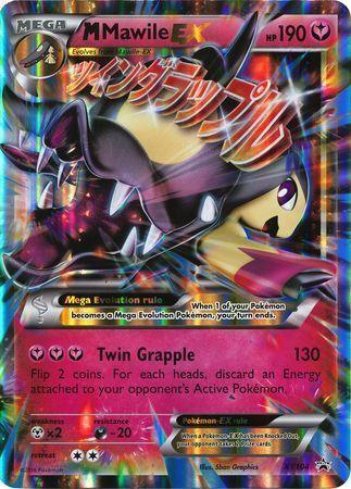 Darkness[-20], Fairy, Holofoil, Metal[x2], Promo, XY104, XY: Black Star Promos M Mawile EX (XY104) (Jumbo Card) [XY: Black Star Promos] - Trading Card World