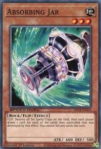 1st Edition, Common, Earth, Effect Monster, Rock, Speed Duel: Battle City Box Absorbing Jar [SBCB-EN031] Common - Trading Card World