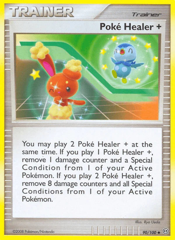 90, Diamond & Pearl: Stormfront, Item, Normal, Reverse Holofoil, Uncommon Poke Healer + (90/100) [Diamond & Pearl: Stormfront] - Trading Card World