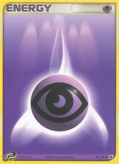 Basic Energy, Common, EX: Ruby & Sapphire, Normal, Reverse Holofoil Psychic Energy (107/109) [EX: Ruby & Sapphire] - Trading Card World