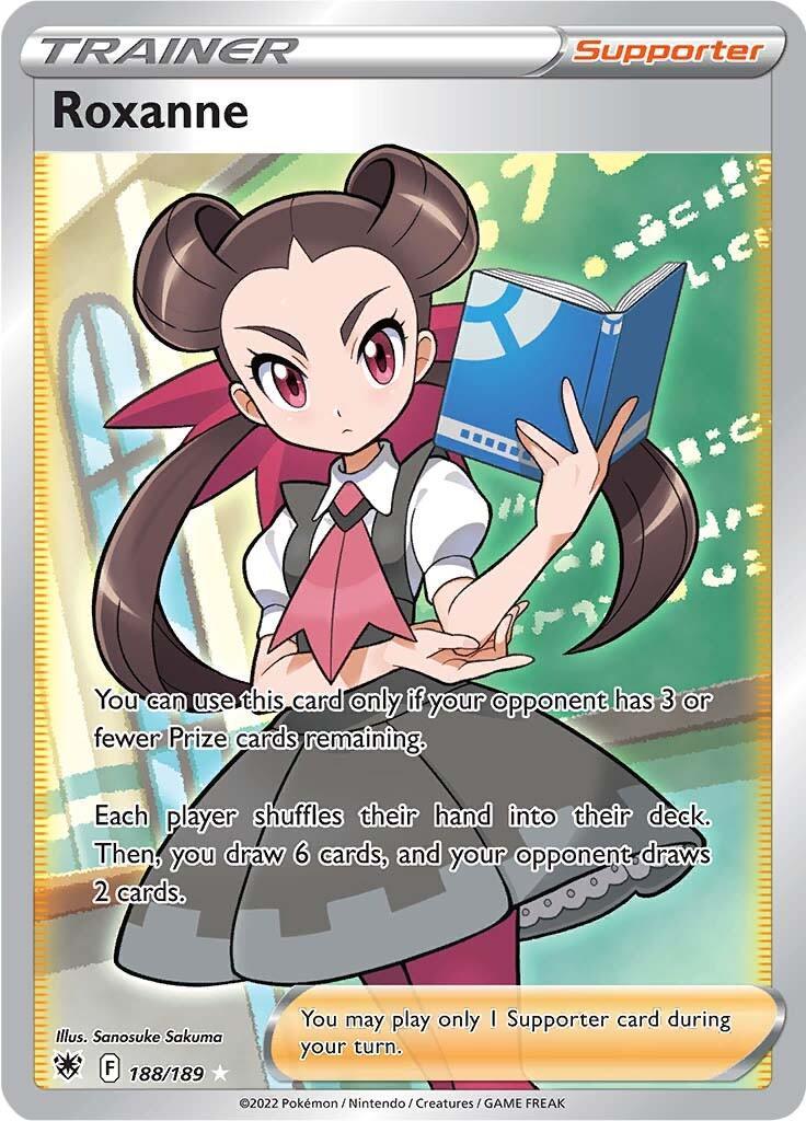 188, Holofoil, Supporter, Sword & Shield: Astral Radiance, Ultra Rare Roxanne (188/189) [Sword & Shield: Astral Radiance] - Trading Card World