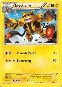25, Fighting[×2], Lightning, Normal, Promo, XY: Trainer Kit 3 - Pikachu Libre Electivire (25/30) [XY: Trainer Kit 3 - Pikachu Libre] - Trading Card World
