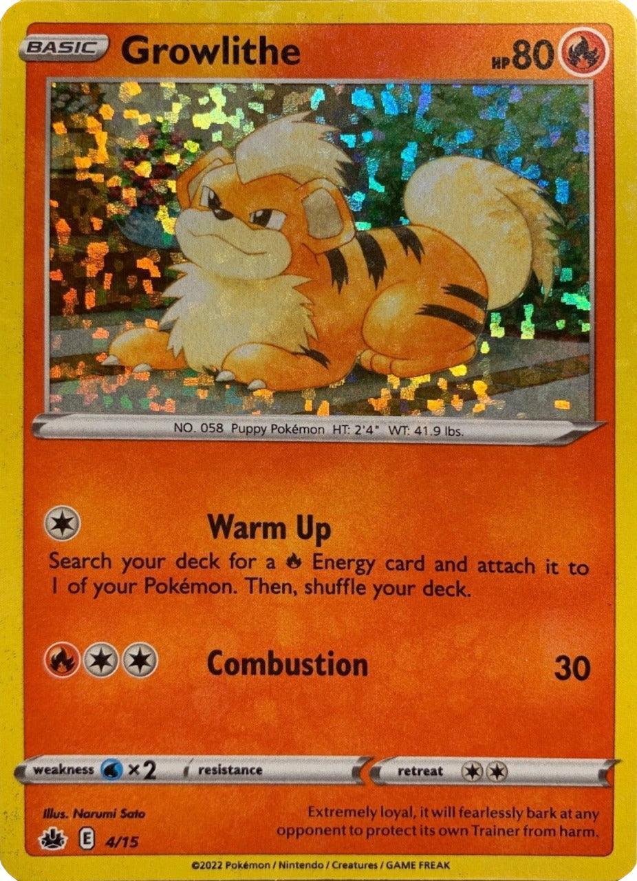 Fire, Holofoil, McDonald's Promos: Match Battle, Promo, Water [x2] Growlithe (4/15) [McDonald's Promos: Match Battle] - Trading Card World