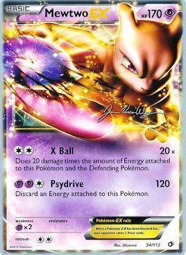 54, Normal, Psychic, Psychic[×2], Ultra Rare, World Championships 2015 Mewtwo EX (54/113) (HonorStoise - Jacob Van Wagner) [World Championships 2015] - Trading Card World