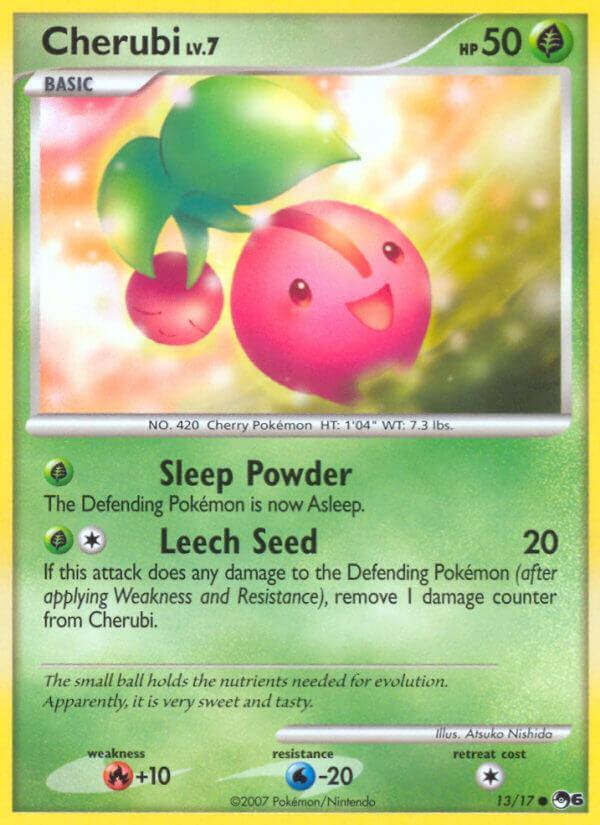 13, Common, Fire[+10], Grass, Normal, POP Series 6, Water[-20] Cherubi (13/17) [POP Series 6] - Trading Card World