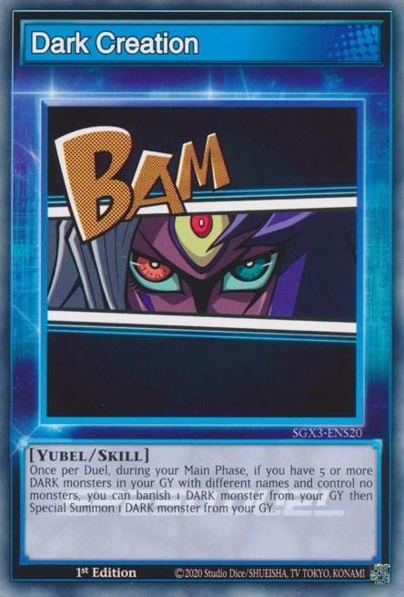 1st Edition, Common, Skill, Speed Duel GX: Duelists of Shadows Dark Creation [SGX3-ENS20] Common - Trading Card World