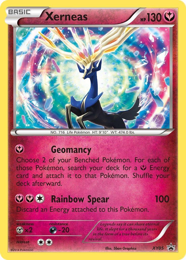 Darkness [-20], Fairy, Holofoil, Metal [x2], Promo, XY05, XY: Black Star Promos Xerneas (XY05) [XY: Black Star Promos] - Trading Card World