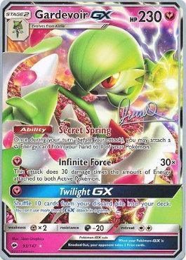 93, Darkness[-20], Fairy, Metal[×2], Normal, Ultra Rare, World Championships 2017 Gardevoir GX (93/147) (Infinite Force - Diego Cassiraga) [World Championships 2017] - Trading Card World