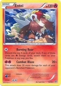 14, Fire, Holofoil, Promo, Wx2, XY: Ancient Origins Entei (14/98) (Cosmos Holo) (Blister Exclusive) [XY: Ancient Origins] - Trading Card World