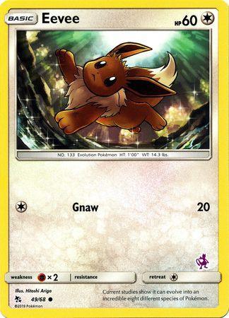 49, Battle Academy 2020, Colorless, Fighting[×2], Normal, Promo Eevee (49/68) (Mewtwo Deck) [Battle Academy 2020] - Trading Card World