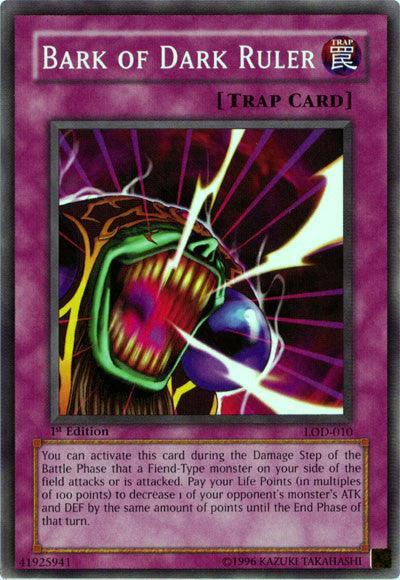 1st Edition, Common, Legacy of Darkness, Normal Trap, Trap, Unlimited Bark of Dark Ruler [LOD-010] Common - Trading Card World