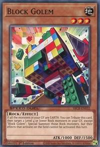1st Edition, Common, Earth, Effect Monster, Rock, Speed Duel: Battle City Box Block Golem [SBCB-EN032] Common - Trading Card World