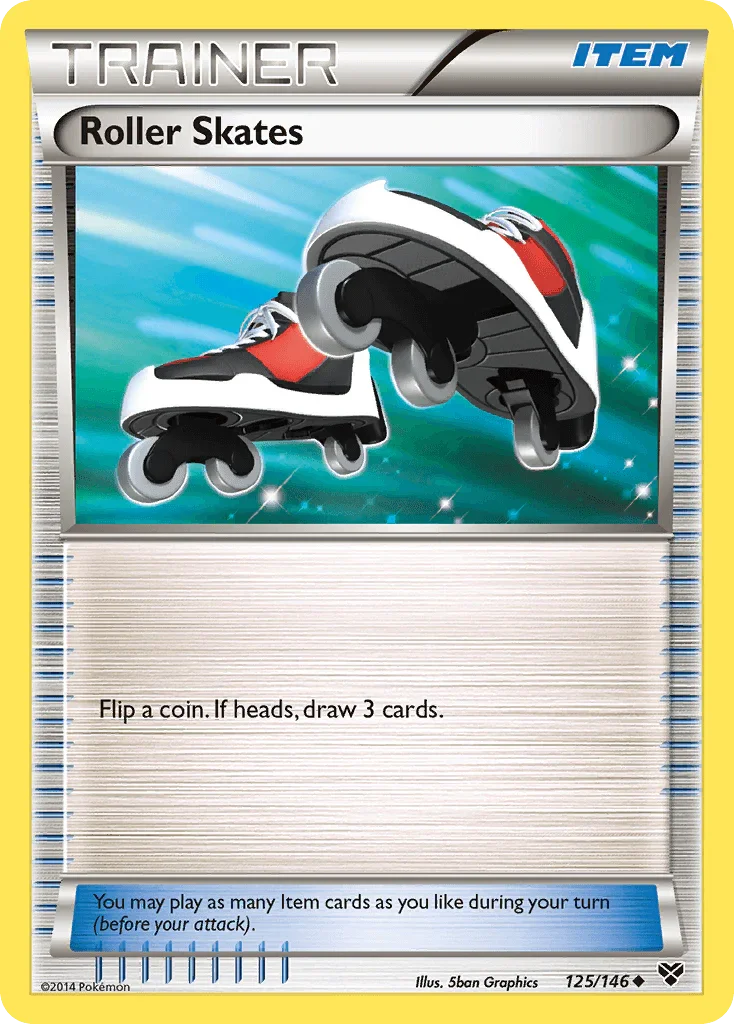 125, Item, Normal, Reverse Holofoil, Uncommon, XY: Base Set Roller Skates (125/146) [XY: Base Set] - Trading Card World