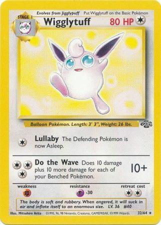 32, Colorless, Fighting[×2], Jungle Unlimited, Normal, Psychic[-30], Rare Wigglytuff (32/64) [Jungle Unlimited] - Trading Card World