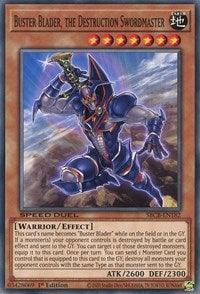 1st Edition, Common, Earth, Effect Monster, Speed Duel: Battle City Box, Warrior Buster Blader, the Destruction Swordmaster [SBCB-EN182] Common - Trading Card World