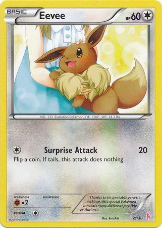 21, Colorless, Fighting[×2], Normal, Promo, XY: Trainer Kit - Sylveon Eevee (21/30) [XY: Trainer Kit - Sylveon] - Trading Card World
