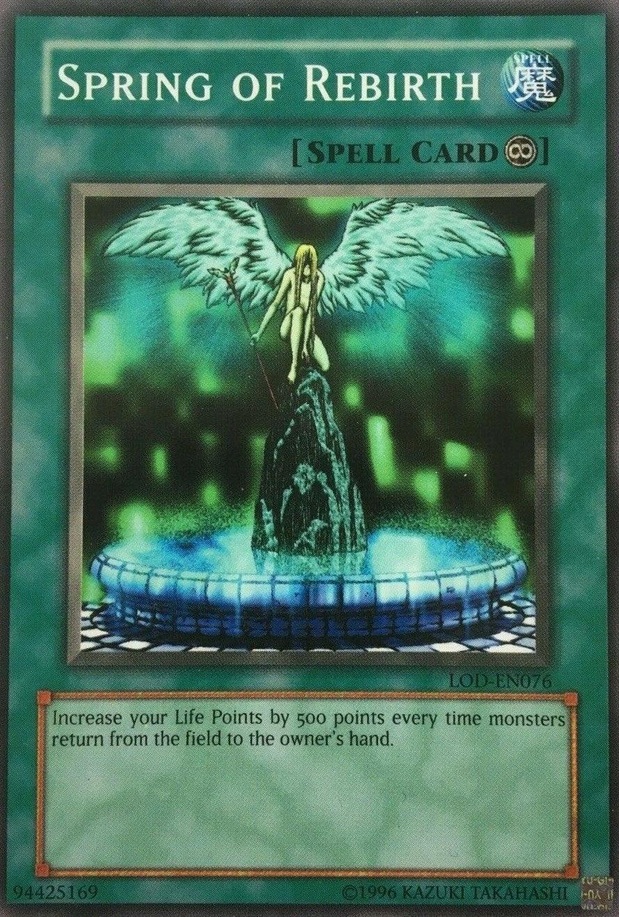Common, Continuous Spell, Legacy of Darkness, Spell, Unlimited Spring of Rebirth [LOD-EN076] Common - Trading Card World
