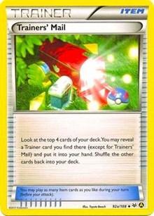 92a, Item, Normal, Promo, XY: Roaring Skies Trainers' Mail (92a/108) (Alternate Art Promo) [XY: Roaring Skies] - Trading Card World