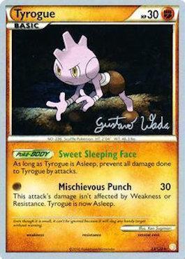33, Fighting, Normal, Rare, World Championships 2011 Tyrogue (33/123) (Megazone - Gustavo Wada) [World Championships 2011] - Trading Card World