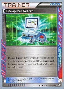 137, Item, Normal, Rare Ace, World Championships 2015 Computer Search (137/149) (Primal Groudon - Alejandro Ng-Guzman) [World Championships 2015] - Trading Card World