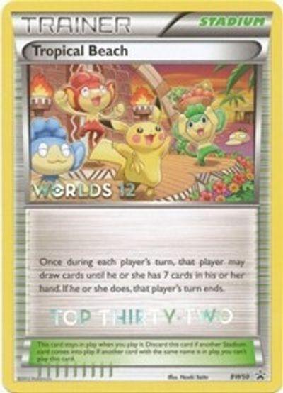 Black & White: Black Star Promos, BW50, Holofoil, Normal, Promo, Stadium Tropical Beach (BW50) (Top 32) [Black & White: Black Star Promos] - Trading Card World