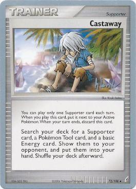 72, Normal, Supporter, Uncommon, World Championships 2008 Castaway (72/100) (Empotech - Dylan Lefavour) [World Championships 2008] - Trading Card World