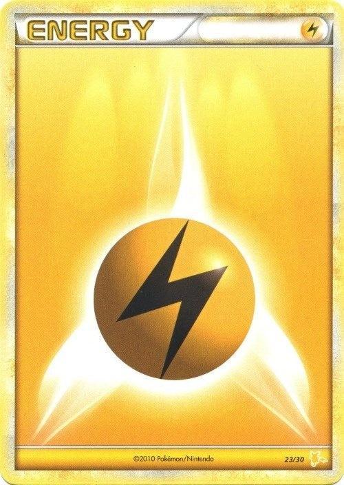 23, HeartGold & SoulSilver: Trainer Kit - Raichu, Lightning, Normal, Promo Lightning Energy (23/30) [HeartGold & SoulSilver: Trainer Kit - Raichu] - Trading Card World