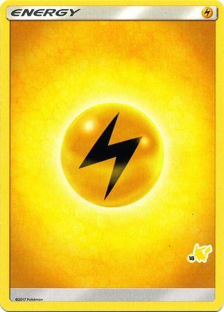 Battle Academy 2020, Lightning, Normal, Promo Lightning Energy (Pikachu Stamp #18) [Battle Academy 2020] - Trading Card World