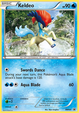 Keldeo (BW60) [Black & White: Black Star Promos]