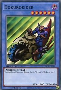 1st Edition, Common, Dark, Ritual Monster, Speed Duel: Battle City Box, Zombie Dokurorider [SBCB-EN184] Common - Trading Card World